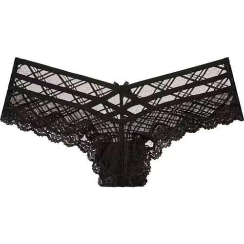 Lace Panties Women Sexy Transparents Underwear Hollow Out Girl Lingerie Low Waist Lady Soft Seamless Underpantes