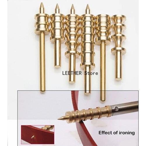 Leather electric edge press brass edge sealer edge ironer scalp Leather Tool plane and Cambered surface