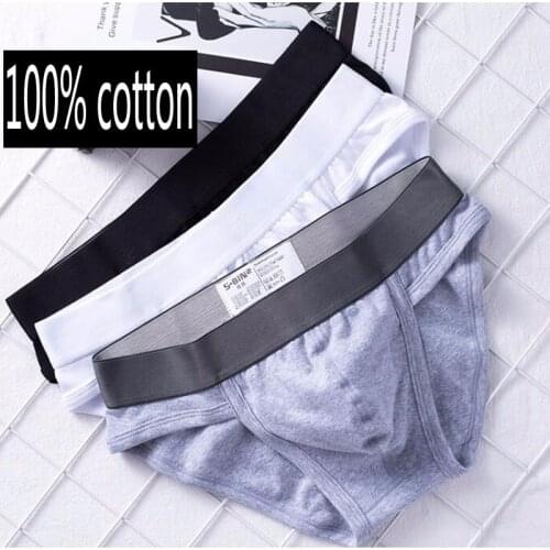 Men underwear cueca masculina ropa interior hombre sexi mens underwear briefs Cotton briefs for men