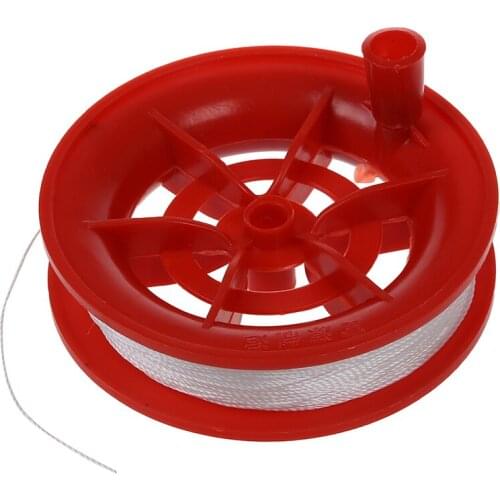 100M Twisted String Line Red Wheel Kite Reel Winder Outdoor Sports Flying Kite Reel String Kitesurf kiteboard Accessory