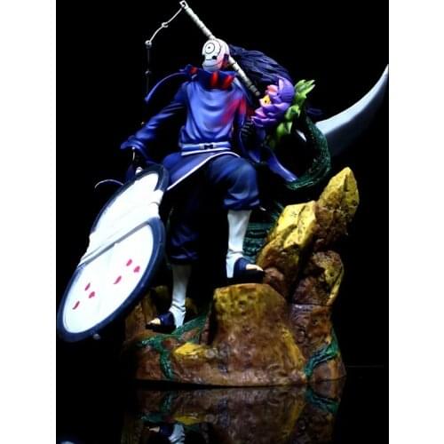 Naruto Uchiha Madara Obito Figure GK Statue Model Toys