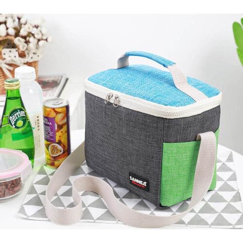 2021 New Fashion Design Lunch Bag Thermal Food Bag Picnic Cooler Lunch Box Frosted fabric Portable Multifunction lunch Bag
