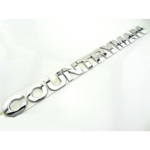 NEW Countryman Emblem Car Badge Metal Chrome Sticker For MINI Country 2.5cm Sliver 1 set FreeShipping