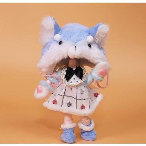 Clothes Suitable for 15cm Dolls Pocket Doll Series Clothes Suit Including Clothes And Shoes Fit for 1/12 BJD & OB11 Dolls