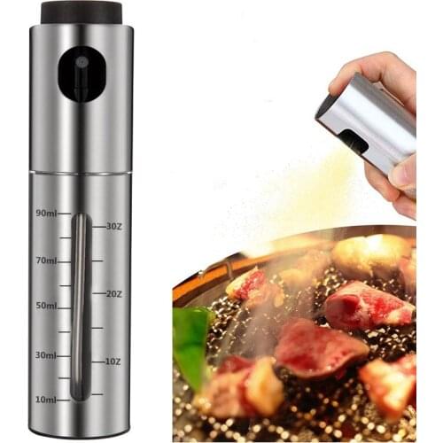 Olive Oil Sprayer Outdoor Barbecue Stainless Steel Cooking Spray Bottle with Brush Funnel TS2 Dressing tools
