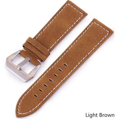 20mm 22mm High Quality Matte Leather Soft Strap Compatible With Samsung Galaxy Watch 46mm Compatible With Huawei Watch Gt Strap