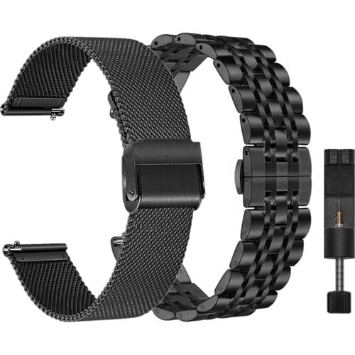 20mm 22mm Metal Bracelet for Samsung Galaxy Watch 4 Classic Band 46mm 42mm Stainless Steel Strap Galaxy Watch4 44mm 40mm Bands