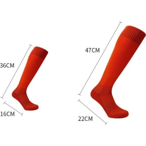 Adult Children Sports Socks Knee-height Compression Thickening Towel Bottom Football Stockings Non-slip Sweat-absorbing