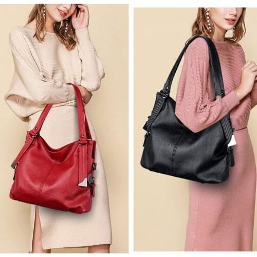 High Quality Large Tote Bags Black/brown Brand Fashion Womens Shoulder Bag Female Genuine Leather Handbags Ladies Bag