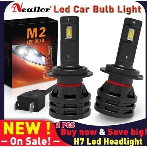 H7 Led Headlight Super Bright 12v Daytime Running Lights Fog Bulbs On Cars Auto Diode Lamps For Ford Mondeo Mk4 Mk5 4 Kuga s Max