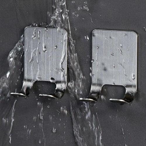 1Pcs Razor Stainless Steel Holder Wall Men Shaving Shaver Shelf Bathroom Razor Rack Wall Adhesive Storage Hook Kitchen Hanger