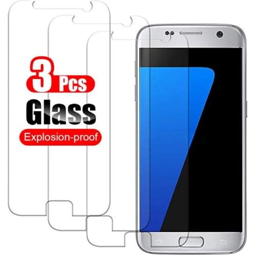 3Pcs Tempered Glass For Samsung Galaxy S7 G930F Screen Protector On The For Galaxy S7 G930 Protective Glass Shield Film Guard