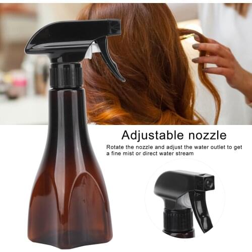 Plastic Spray Bottle Refillable Ergonomic Shape for Cleaning Solutions Plant Hair Bleach Vinegar Alcohol Safe