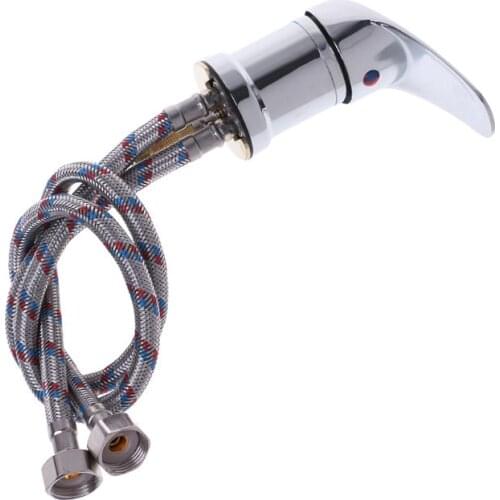 50cm Hot & Cold Water Faucet Zinc Alloy Shampoo Bowl Shower Head Wash Hair Tap Mixing Valve Beauty Salon Bed Accessories W315