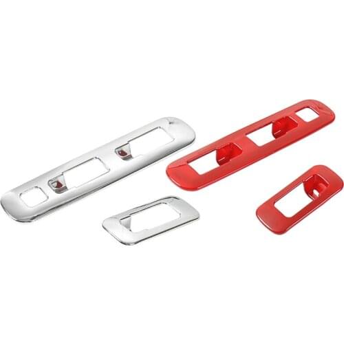 ABS Car Interior Window Lift Switch Button Decoration Cover Trim Frame Panel for Suzuki Jimny 2007-2017 Car Styling