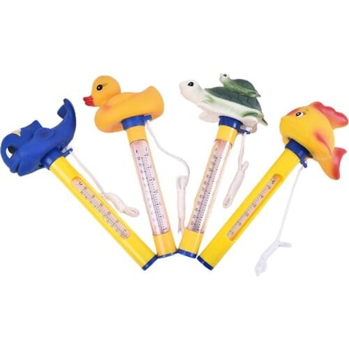Shark Duck Floating Pool Water Temperature Thermometers String for Outdoor & Indoor Swimming Pools