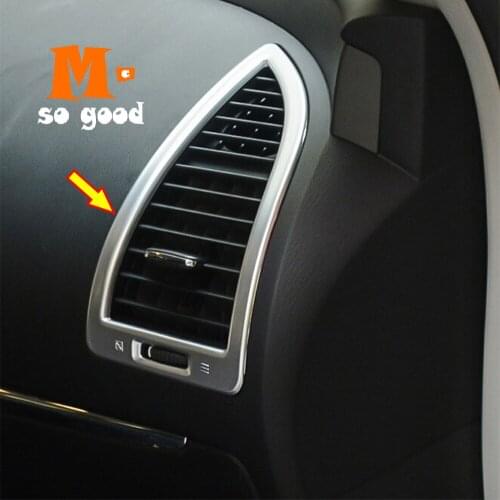 For NIssan Patrol Armada Y62 2017 2018 auto Accessories styling ABS Chrome Car Small air outlet Decoration Cover Trim