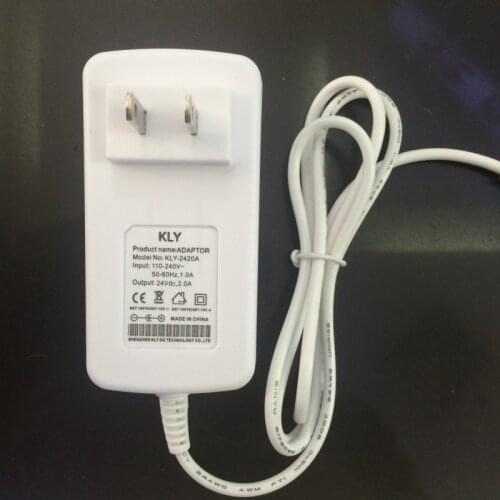 White shell DC24V/12V/8V 2A 3A Led Power supply + US/EU/UK PLUG driver adapter DC connector AC100-240V White shell Free shipping