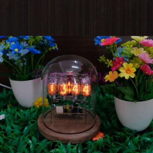 Free shipping！ IN12 glow tube clock DIY kit. manual scaffolding, very beautiful home decoration, Christmas gift