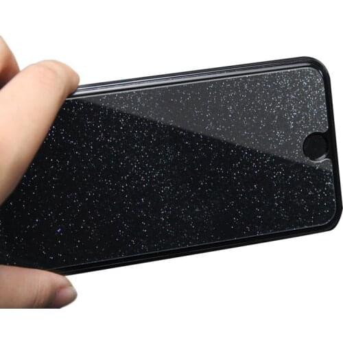 Esobest Diamond Effect Sparkle glass for iphone 12 Mini 11 Pro Max Xs Xr Glitter Screen Protector ip6s/7/8 plus/5 screen film