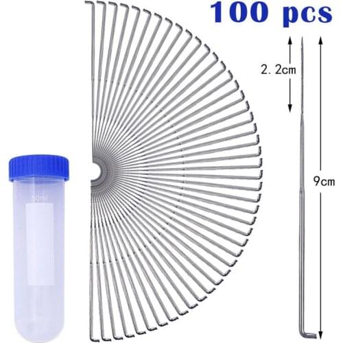 100PCS 9/8.6/8/7.9CM Felt Craft Felting Needles Artesanato Wool Felt Pocked Needles Set Hand Craft Needle Felting DIY Tools