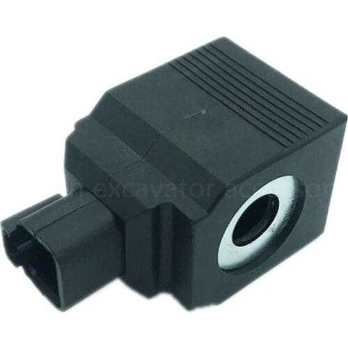 Free shipping 4304012 C13DM12/14 UN-D pilot solenoid valve coil for Carer t JCB Pilot solenoid valve coil Two excavator parts