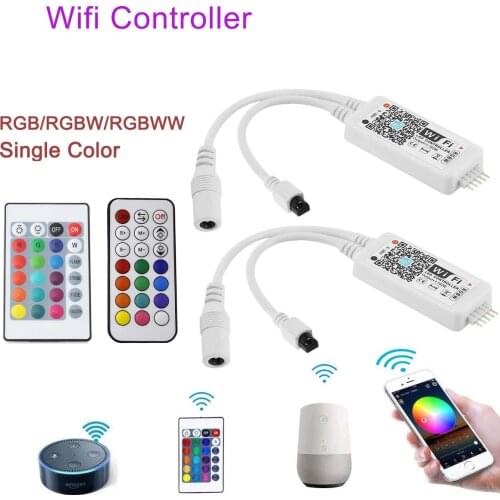 Magic Home 5V~24V RGB Wifi Controller RGBW RGBWW WiFi Led controller 12V For 5050 2835 5630 3528 led strip