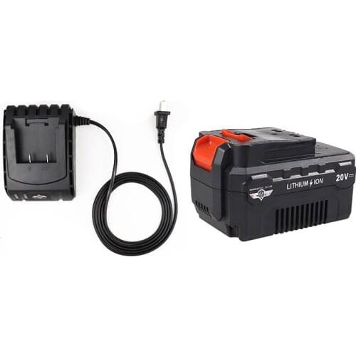 NEWONE 20V Lithium Ion Battery&Charger 2.0A/4.0Ah Power the Entire Line of 20V Max Powerconnect Cordless Tools 2.5 Amp Output