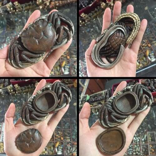 Copper Home decorations Animal ornaments Small ashtray