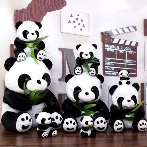 Cute Soft Simulation Animal Panda Stuffed Toys Children Plush Toys Kids Birthday Gifts Valentines Gift Juguetes Toy BC50MR