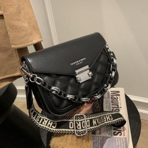 Fashion Luxury Crossbody Bags For Women Casual Messenger Bag Korean Version Design Leather Female Chain Shoulder Ladie Handbag
