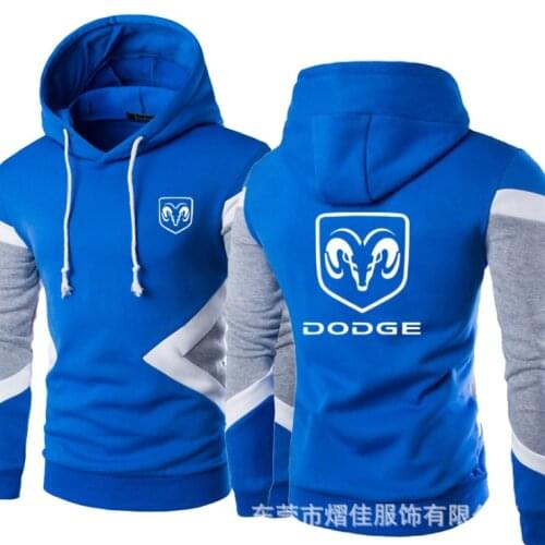 2020 NEW Print Autumn Men for DODGE car logo Hoodies Sweatshirt Streetwear Jacket Hooded Tracksuit Pullover