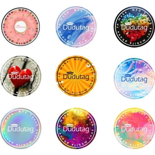 NFC Tag Friend Sticker Dudutag Nightclub NFC Patch Dating Chip Tags For Social Media Interaction Music Payment For IOS Android