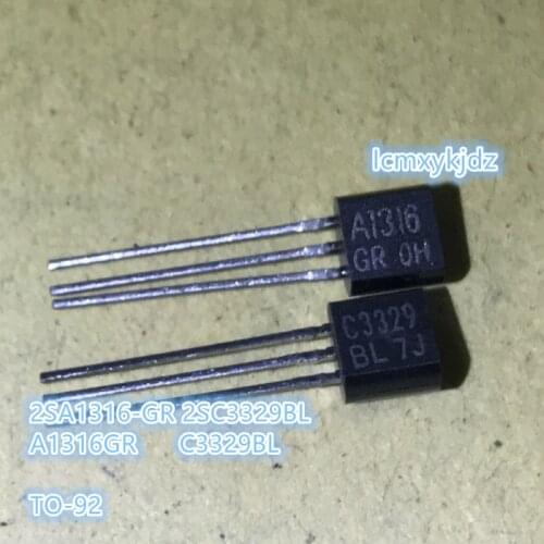 New original 2SA1316-GR 2SA1316 2SC3329-BL 2SC3329 TO-92 In Stock