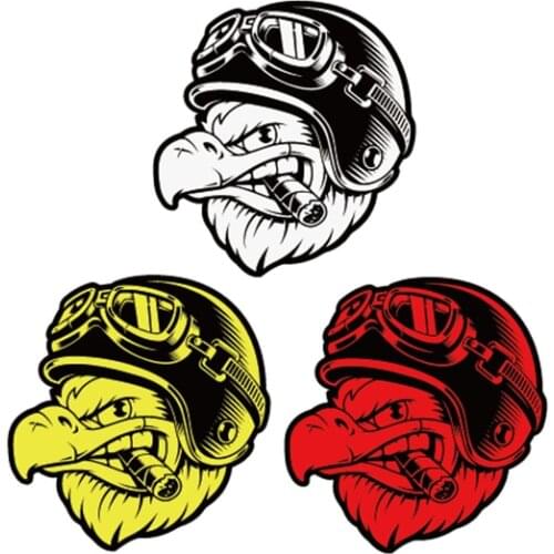 Reflective Decorate Car Funny Decals Cross-country Motorcycle Stickers Cover the Scratches 11.5CMX11CM