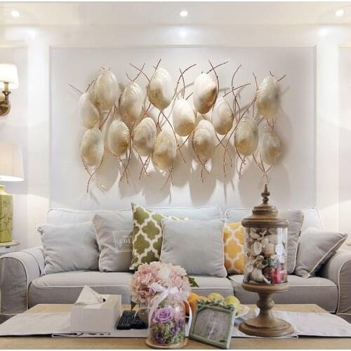 European-style Sofa Wall Decoration Pendant Handmade Three-dimensional Wall Decoration Hotel Restaurant Wrought Iron Decoration