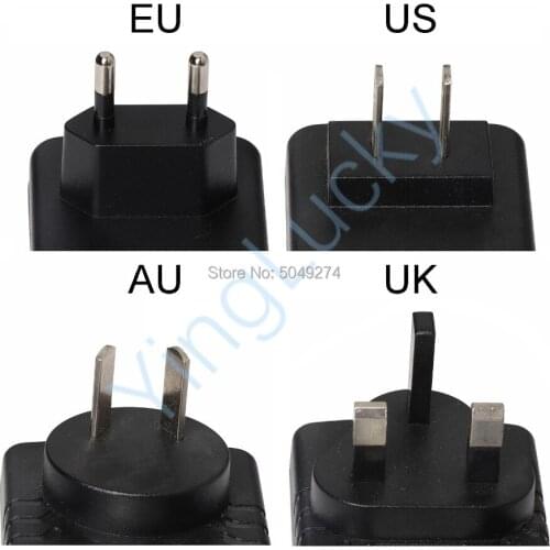 Yinglucky 1PCS arcade power adapter 12V 2A universal power adapter supply charger，for arcade games EU/US/UK/AU Plug