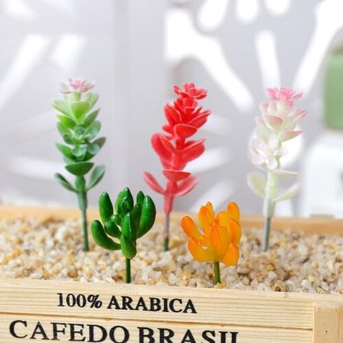 1pc Green Artificial Succulents Plants for Home Garden Decoration Wedding Plants Wall Flower Arrangement Bonsai Fake Plants