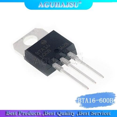 10pcs BTA16-600B TO-220 BTA16-600 TO220 16-600B BTA16 600V 16A TRIACS new and original molewei