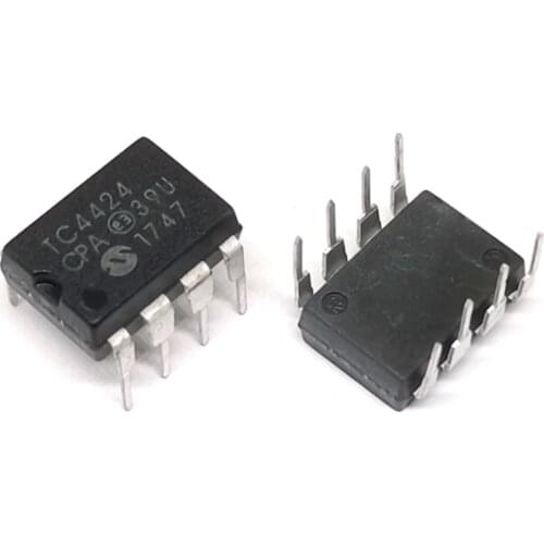 10pcs/Lot TC4424CPA TC4424EPA TC4424 DIP-8 In Stock