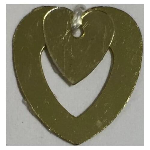 500g 12mm Flat Heart Sequins For Crafts Sewing Accessories 2 pcs Customized Confetti Spangles