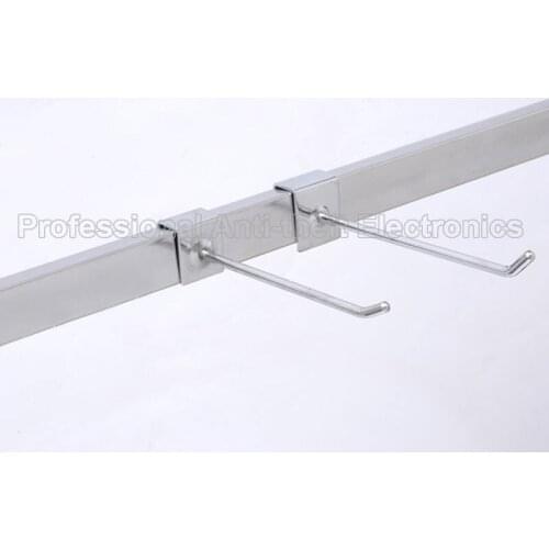 200pcs/lot free shipping Dia.5.8mm Supermarket Shelf Rack Hook Exhibition display Hook fit for Square TUBE