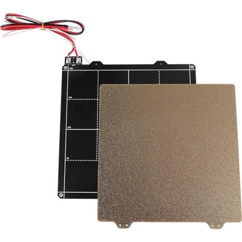 24V Magnetic Heated Bed and Powder Coated PEI Spring Steel Sheet 3D Printer Parts for Prusa Anet NK-Shopping