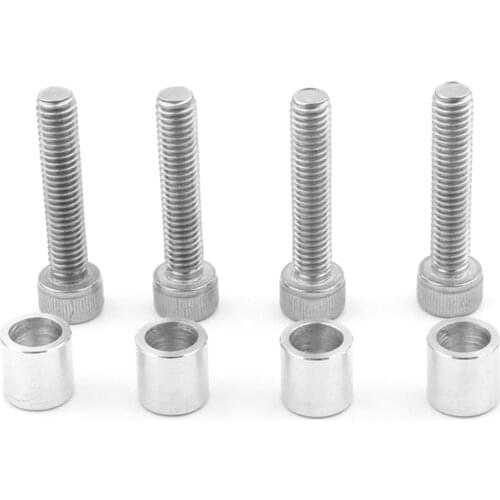 4x CNC Motorcycle Front Raiser Bolt Kits for BMW R NineT Racer