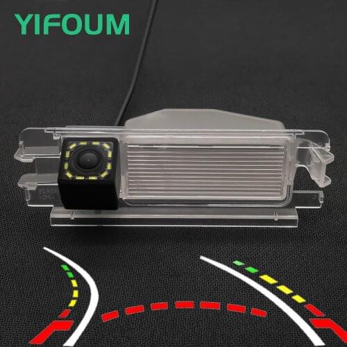 Fisheye HD Dynamic Trajectory Wireless Car Rear View Camera For Renault Dacia Sandero II Stepway 2 Logan 1 2 MCV Clio 2 Pulse