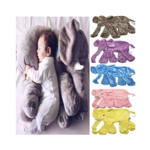 Giant Elephant Skin Plush Toy No Pp Cotton Plush Animal Soft Elephant Baby Sleeping Pillow Kids Toys 33/40/60cm Spot Wholesale