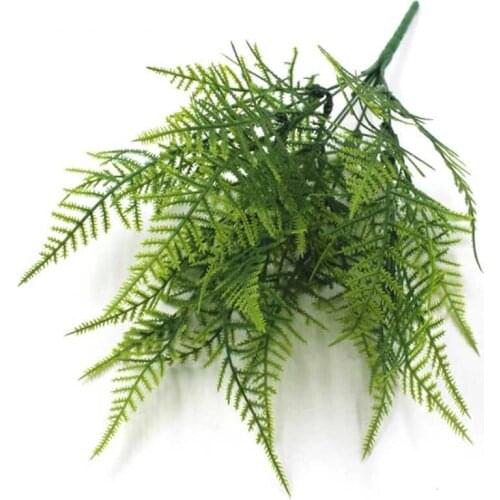 Fake plant Plastic Flower Artificial Plants Green Grass Plastic plant decorative flowers Garden Home Decoration artificial grass