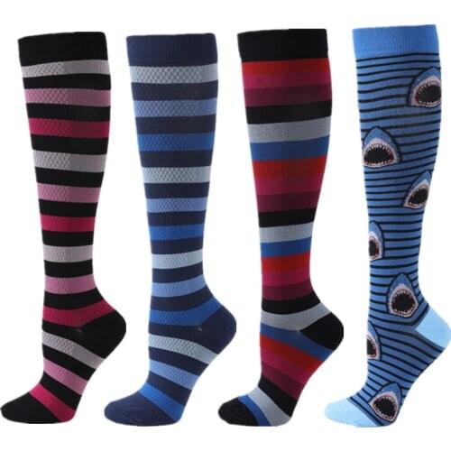 Unisex Compression Stockings Knee Stockings Best Atheletic Crossfit Outdoor Marathon Running Cycling Long Pressure Stockings