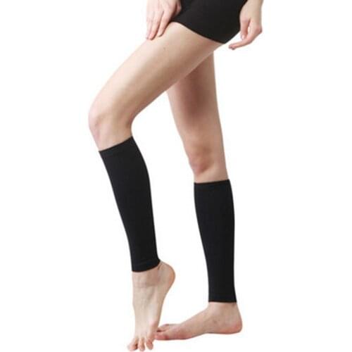 1Pair Sports Calf Support Sleeves Leg Footless Compression Socks Compression Leg Sleeve Relieve Varicose High Elastic Leg warmer