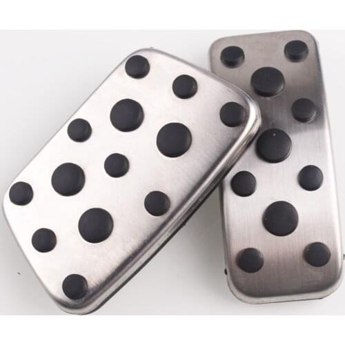 AT Brake Accelerator Foot Gas Plate Pedal Parts For Toyota Highlander Camry Accessories Steel Cover Car Styling